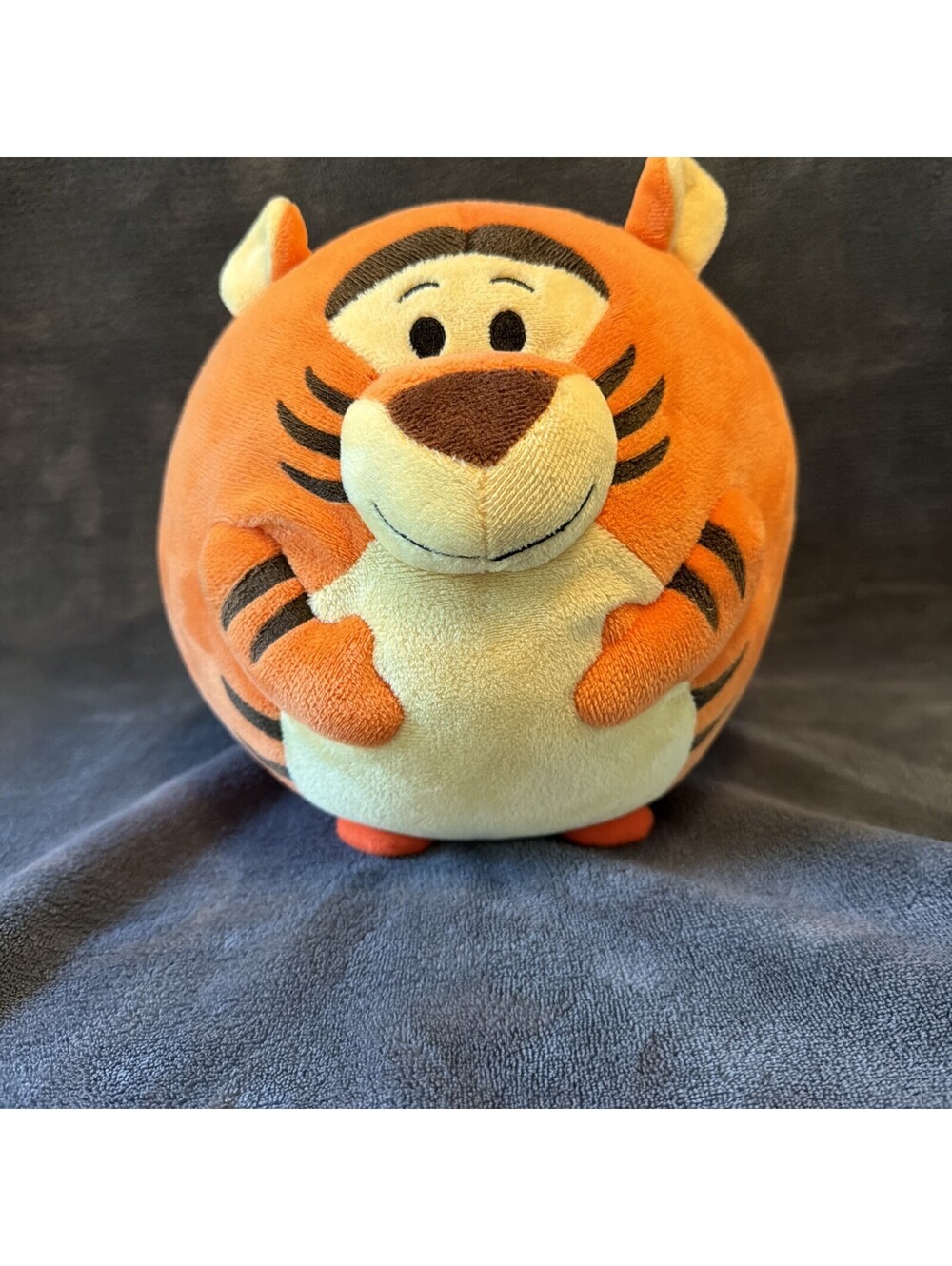 New Ty Beanie Ballz 8" Plush Disney Winnie The Pooh TIGGER Ball Medium